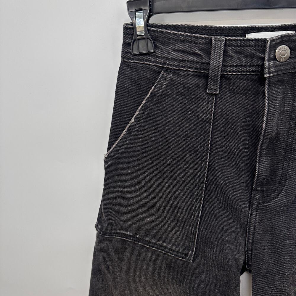 PISTOLA NWT Penny Utility High Rise Wide Leg Black Denim in Collins // 24 - Picture 7 of 16